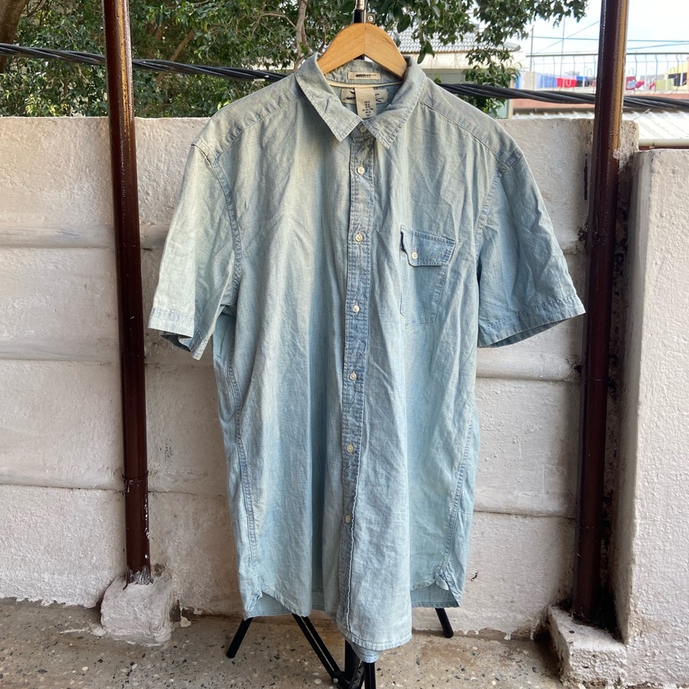 Label of Graded Goods Denim Shirt. Size- XL - Picture 4 of 8